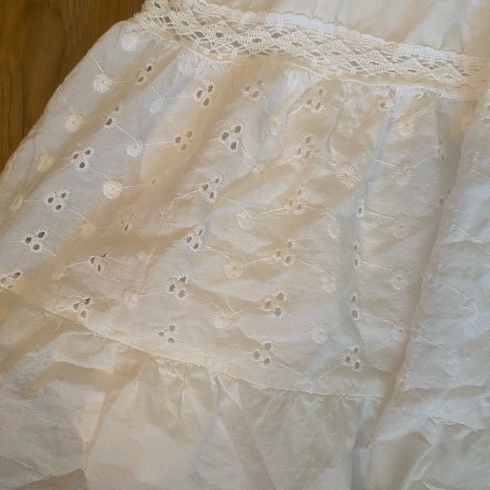 White Eyelet Ruffle Sundress - Picture 2 of 5
